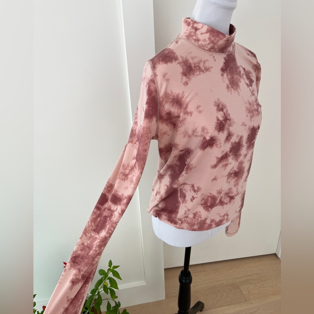 INDYEVA Baris Long Sleeve Mock Neck Elastic Bottom Pullover Top Outdoors Casual - Picture 6 of 15